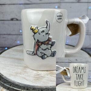 Rae Dunn Cream Elephant Mug - Dreams Take Flight